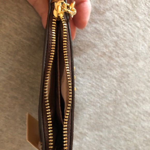 Michael Kors Parker Small Leather Zip Card Case - Picture 4 of 4